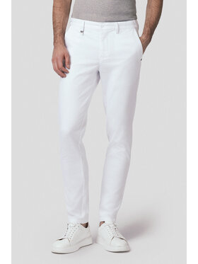 Lancerto Lancerto Chinosy Mikkeli SP082125000008 Biały Slim Fit