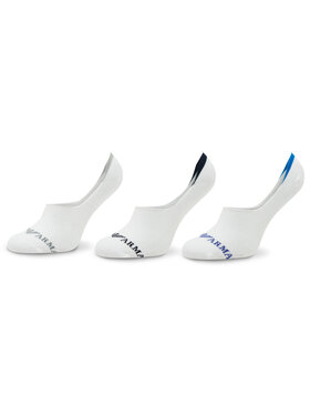 Emporio Armani Emporio Armani Lot de 3 paires de socquettes homme 306229 3R254 60210 Blanc