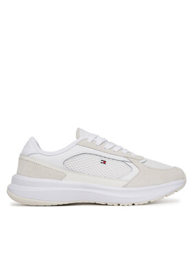 Tommy Hilfiger Tommy Hilfiger Sneakersy Sporty Runner FW0FW08644 Bílá