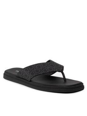 Calvin Klein Calvin Klein Flip flop Leather Thong Cv Mono HM0HM00508 Negru
