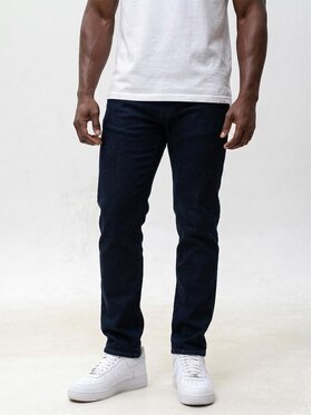 MyStars MyStars Jeansy proste klasyczne dżinsowe 131620 Niebieski Regular Fit