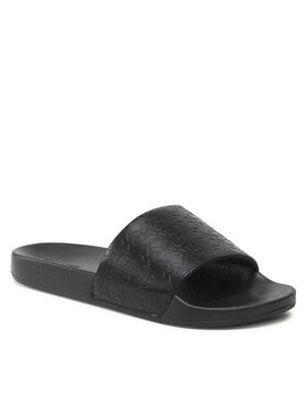 Calvin Klein Calvin Klein Чехли Pool Slide - Hf Mono HW0HW01507 Черен