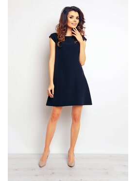 Infinite You Infinite You Sukienka letnia M074 Granatowy Basic Fit