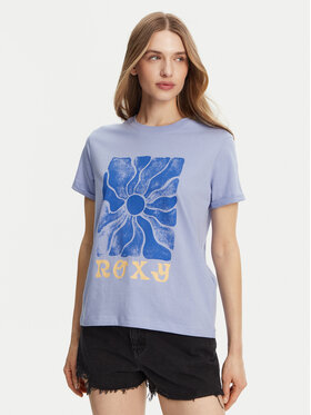 Roxy Roxy T-Shirt ERJZT05911 Μπλε Regular Fit