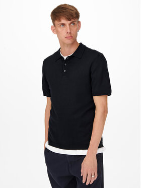 Only & Sons Only & Sons Polo Wyler 22022219 Granatowy Regular Fit