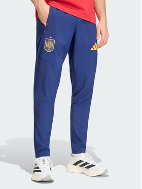 adidas adidas Spodnie materiałowe 162168 Błękitny Regular Fit
