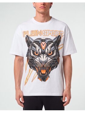 Plein Sport Plein Sport T-Shirt 31529 Bílá Regular Fit