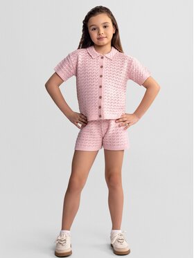 minoti minoti Zestaw 30KNIT150 Różowy Regular Fit