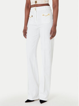 Elisabetta Franchi Elisabetta Franchi Jeansy PJ-25D-61E2 Biały Regular Fit
