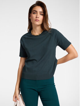 Elena Mirò Elena Mirò Cardigan M580Z000721N035 Verde Regular Fit