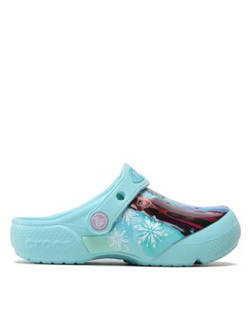 Crocs Crocs Klapki FROZEN Fldisneyfrozenllclog K 207465 Niebieski