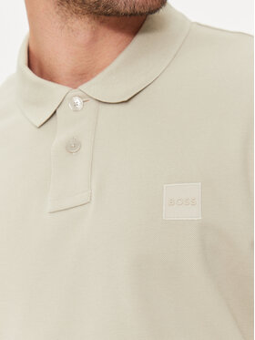 Boss Polo Majica Passenger 50507803 Bež Slim Fit