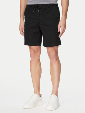 Jack & Jones Jack & Jones Szorty materiałowe Jaiden Rocco 12292831 Czarny Regular Fit