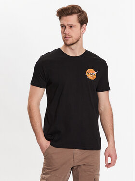Alpha Industries Alpha Industries T-shirt NASA Davinci T Crna Regular Fit
