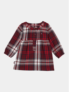Tommy Hilfiger Tommy Hilfiger Každodenné šaty KN0KN01717 Červená Regular Fit