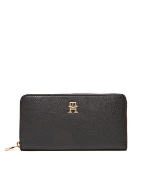 Tommy Hilfiger Tommy Hilfiger Μεγάλο Πορτοφόλι Ανδρικό Th Distinct Lrg Za AW0AW17482 Μαύρο
