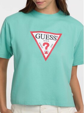 Guess Jeans Guess Jeans T-Shirt 165679 Niebieski Classic Fit