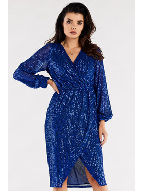 Awama Awama Abito da sera A565 Blu Basic Fit