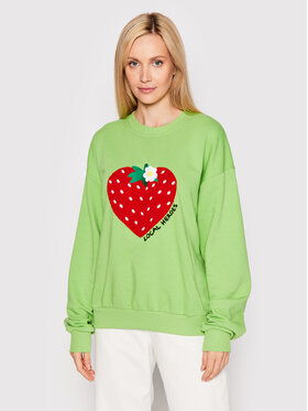 Local Heroes Local Heroes Bluză Wild Strawberry AW22S0005 Verde Regular Fit