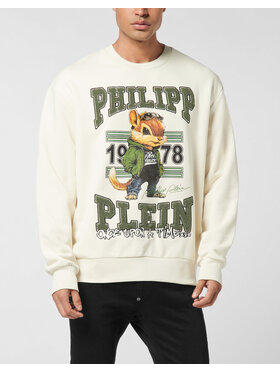 PHILIPP PLEIN PHILIPP PLEIN Mikina 25971 Béžová Regular Fit