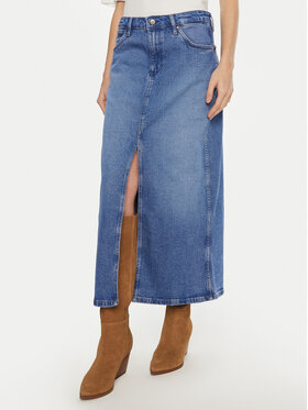 Wrangler Wrangler Jeans suknja 112356425 Plava Regular Fit