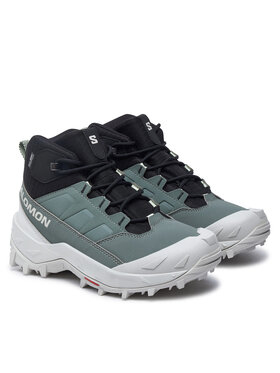 Salomon Trekking čevlji Crosstrak Waterproof L47570400 Zelena