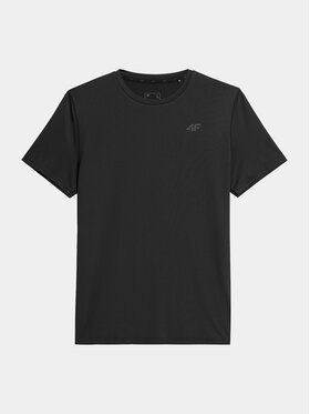 4F 4F Футболка 4FWSS24TFTSM598 Чорний Regular Fit