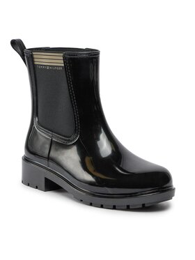 Tommy Hilfiger Tommy Hilfiger Gumicsizma Essential Tommy Rainboot FW0FW07760 Fekete