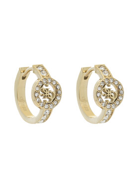 Guess Guess Náušnice Huggie Me JUBE03 138JW Žlté pozlátenie