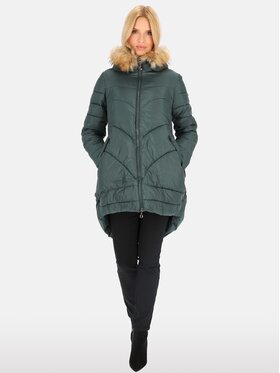 Perso Perso Kurtka zimowa BLHMK8504FR Zielony ciemny Regular Fit