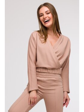 BeWear BeWear Bluza B292 Brązowy Comfortable Fit