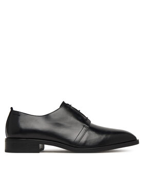 Calvin Klein Calvin Klein Polobotky Slim Clean Derby Lth HM0HM02004 Černá