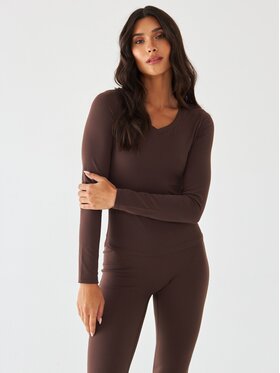 BeShaped BeShaped Longsleeve Morning Dew Brązowy Shaping Fit