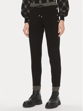 Liu Jo Sport Liu Jo Sport Pantaloni din material TF3207 MA63L Negru Slim Fit