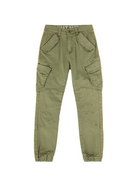 Alpha Industries Alpha Industries Spodnie cargo Combat Light Weight Pant Kids Zielony Regular Fit