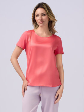 Oltre Oltre T-Shirt G163J203987N016 Czerwony Regular Fit