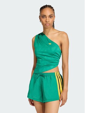 adidas adidas Top 159109 Zielony Slim Fit