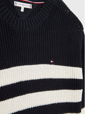 Tommy Hilfiger Džemper Nautical KG0KG07078 D Tamnoplava Regular Fit