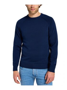 Lee Lee Sweter RAGLAN SWEATER 112355671 Granatowy Regular Fit