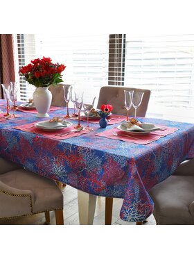 Roseberry Home Roseberry Home Obrus Seaweed Niebieski