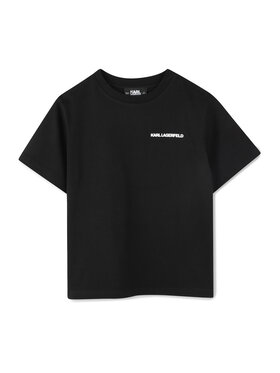 Karl Lagerfeld Kids Karl Lagerfeld Kids T-shirt Z30440 S Nero Regular Fit