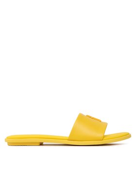 Tommy Hilfiger Tommy Hilfiger Klapki Th Pop Mule FW0FW07097 Żółty