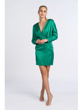 Salme Salme Elegantné šaty Drea Zelená Regular Fit
