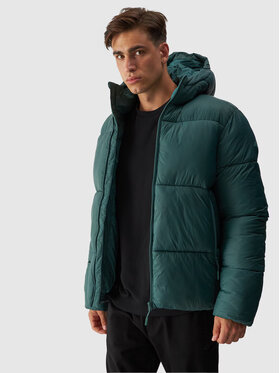 4F 4F Kurtka puchowa TDJAM480 Zielony Regular Fit
