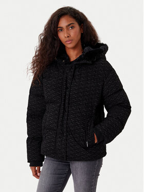 KARL LAGERFELD KARL LAGERFELD Μπουφάν χειμωνιάτικο A4W15042 Μαύρο Regular Fit