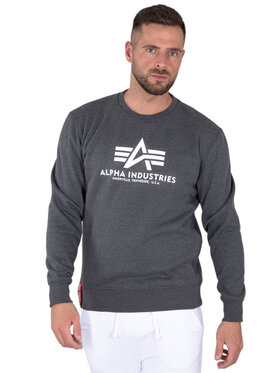 Alpha Industries Alpha Industries Mikina AI.178302-597-M Šedá Basic Fit