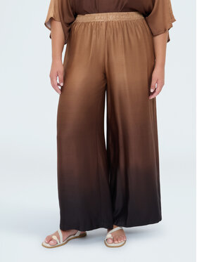 Fiorella Rubino Fiorella Rubino Pantaloni di tessuto P084L002513N0V2 Marrone Over Fit
