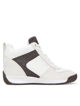 MICHAEL Michael Kors MICHAEL Michael Kors Sneakersy Nikko S2 Wedge Trainer 43F6NKFS4S Bílá