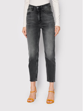 Guess Guess Джинси W2YA21 D4QD2 Сірий Mom Fit