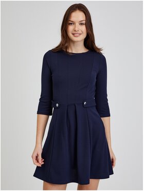 Orsay Orsay Sukienka 421297-526000__XS Granatowy Regular Fit